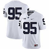 Penn State Nittany Lions 95 Tyler Davis White Nike College Football Jersey Dzhi,baseball caps,new era cap wholesale,wholesale hats